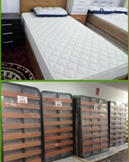 Complete Set of Mattress 105×190 cm Special Offer: Complete Set of Mattress + Bed Base + Legs of 105×190 cm from Only €179