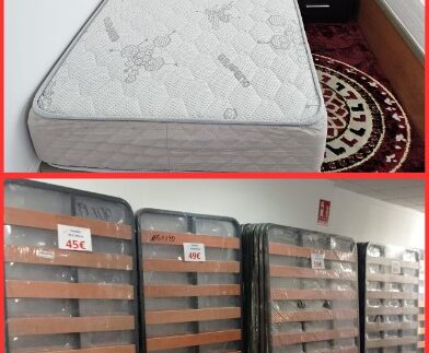 Complete Set of Mattress 90×190 cm Incredible Offer: Complete Set of Mattress + Slatted Base + Legs of 90×190 cm from Only €149