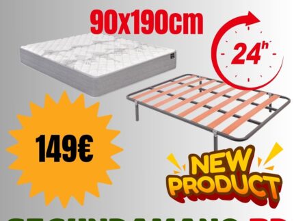 Colchon y somier pack 90x190 Colchon y somier pack 90x190