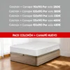 Medidas canape Pack Oferta Canape Y Colchon Nuevo