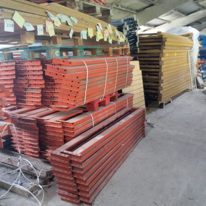 Estantería para palets robusta de ocasión Estantería, industrial, de segunda mano - Gerona