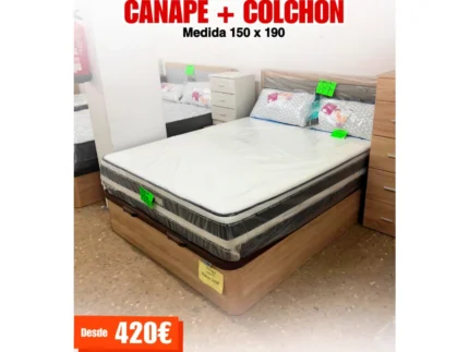 Canape 150x190 Nuevo (1) Pack canape nuevo