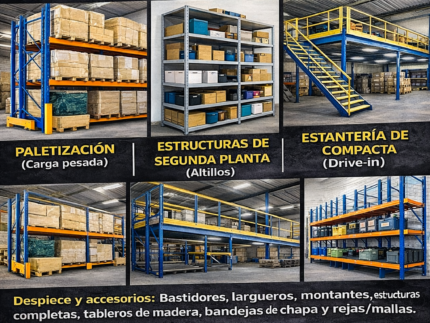 estanterías industriales de segunda mano estanterías industriales de segunda mano
