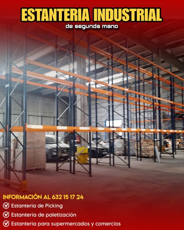 Racks Industriales Usados para Paletización y Carga Pesada – Stock Disponible en Todas las Medidas