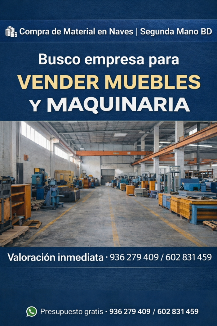 Empresa que compra mobiliario de naves. Empresa que compra mobiliario de naves.