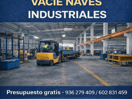 Empresa profesional para vaciado de naves. Empresa profesional para vaciado de naves.