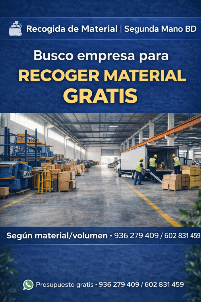 Vaciado integral de espacios industriales y comerciales. Vaciado integral de espacios industriales y comerciales.