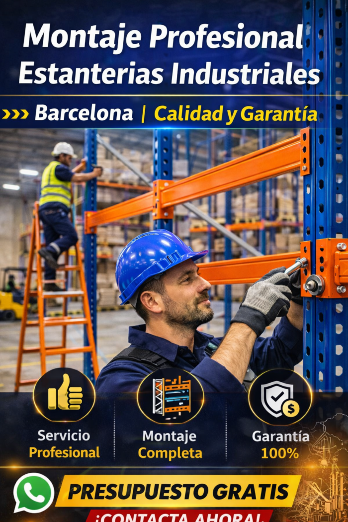 Instalación profesional de estanterías de paletización y picking en Barcelona Instalación profesional de estanterías de paletización y picking en Barcelona