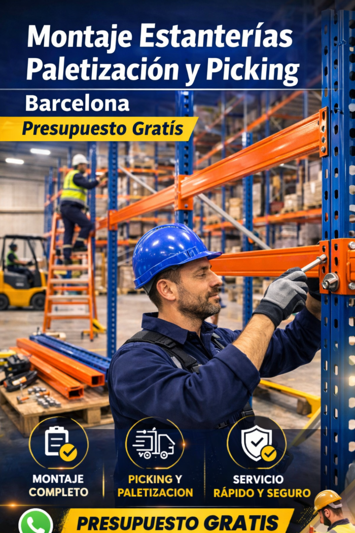 Servicio completo de traslado de estanterías industriales en Barcelona Servicio completo de traslado de estanterías industriales en Barcelona