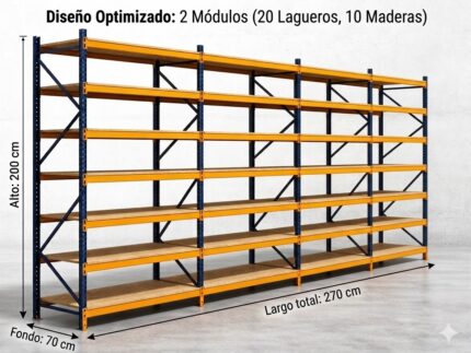 Maximice su ahorro con estanterías industriales de ocasión garantizadas Maximice su ahorro con estanterías industriales de ocasión garantizadas
