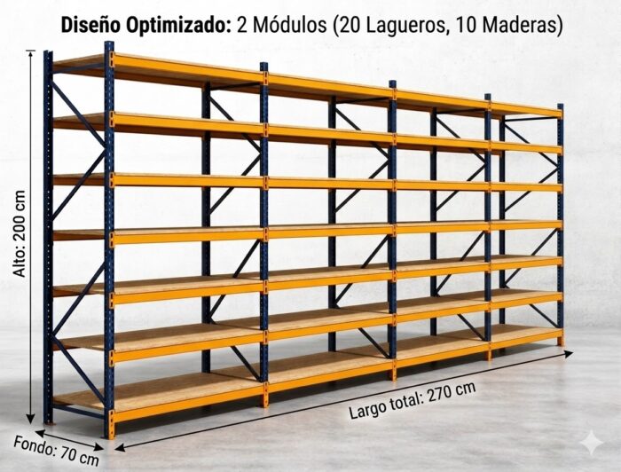 Maximice su ahorro con estanterías industriales de ocasión garantizadas Maximice su ahorro con estanterías industriales de ocasión garantizadas