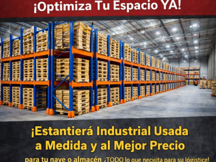 Estanterías metálicas industriales usadas al mejor precio. Estanterías metálicas industriales usadas al mejor precio.